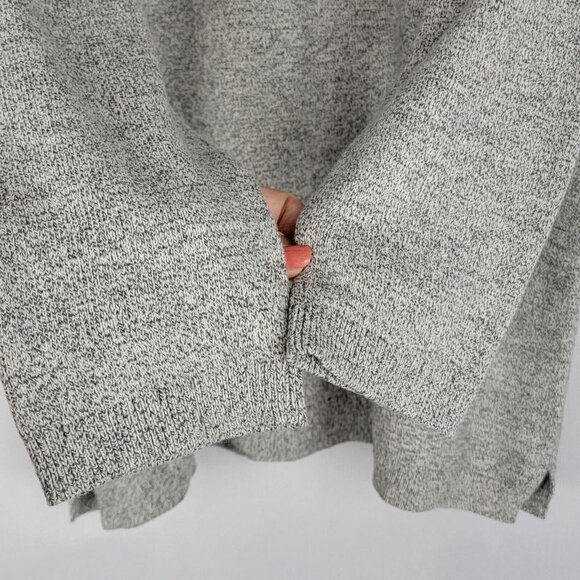 Talbots Womens Pullover Sweater Size XL Gray Cotton Blend Long Sleeve Crew Neck - Picture 4 of 10